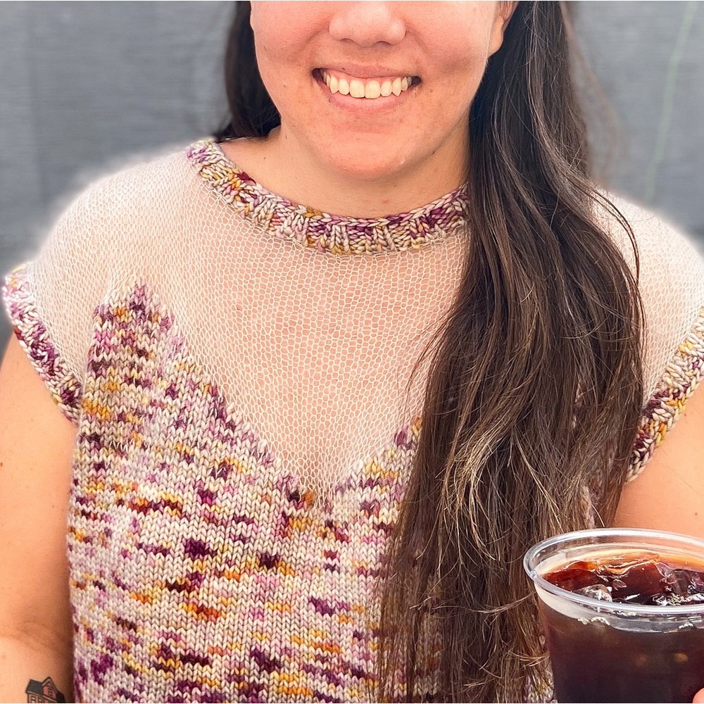 Multicolor Knit Sweater Top